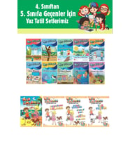 4.Sınıftan 5.Sınıfa Geçenler İçin Ata Tatilde Seti +10 lu Hikaye Seti 5