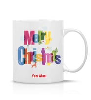 Yılbaşı Hediyesi Yeni yıl Hediyesi Çay Kahve Kupa Bardak-Happy christmas-Mutlu yıllar-2024-025