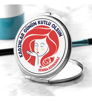 Kadınlar Günü Dileği İsimli Makyaj Aynası