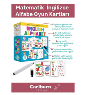 Özel Üretim Zeka Geliştirici Eğitici El Göz Koordinasyonu Matematik  İngilizce Alfabe Oyun Kartları