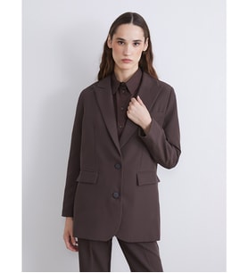 LCW Modest Kahverengi Kadın Blazer Ceket
