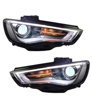 A3 8V 2013-2016 HOLOGEN UYUMLU Bİ XENON FAR TAKIMI S3 DİZAYN