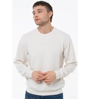 Guess Bisiklet Yaka Uzun Kollu Scuba Luxe Erkek Krem Sweatshirt M6RQ42KAYM2-G1CV