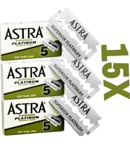 Lexroo Susicit Superior Premium Platinum Çift Kenarlı Güvenlik Tıraş Bıçağı, 5 Adet (3'lü Paket)