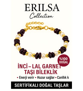 Sertifikalı İnci ve Lal Garnet Taşı Bileklik – Enerji ve Huzur (Çok Renkli)