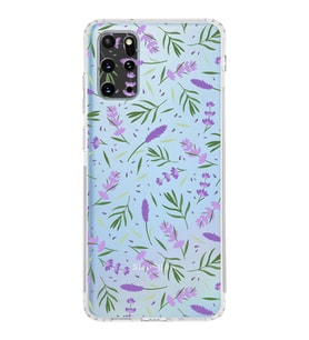 PrintiFy Samsung Galaxy S20 Plus ile Uyumlu 1mm Slim Fit Water Color 3 Baskılı Şeffaf  Kılıf