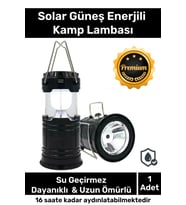 Özel Üretim Solar Şarjlı Güneş Enerjili Fan Kamp Feneri Güneş Paneli Kamp Şarjlı Işıldak Usb Şarj
