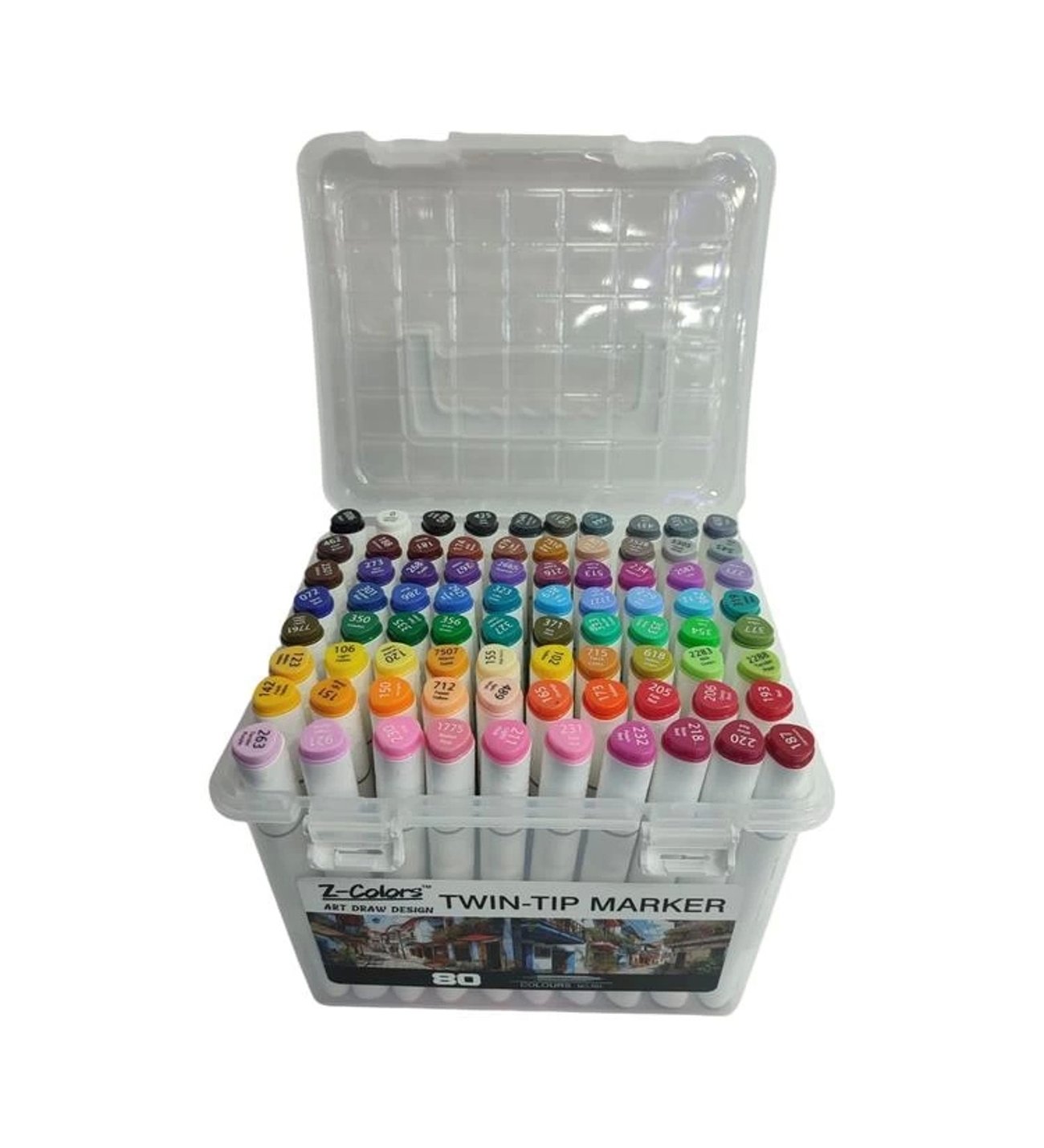 TMN 593079 Z-COLORS ART DRAW DESING ÇİFT UÇLU MARKER SAPLI PVC