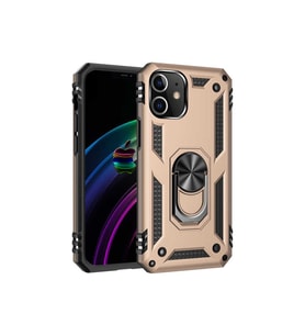 Apple iPhone 12 Uyumlu Kılıf Zore Vega Kapak (Rose Gold Altın)