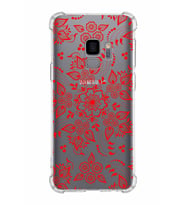 Samsung Galaxy S9  Köşe Korumalı Antişok Kapak Nostalji Desen Tasarımlı Şeffaf  Kılıf