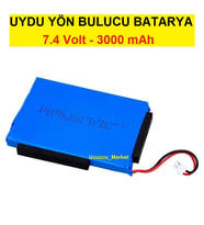 UYDU YÖN BULUCU BATARYA  (7.4 VOLT-3000mAh)