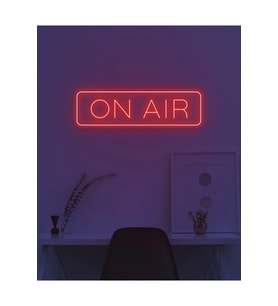 ON AIR Yazılı Neon Tabela