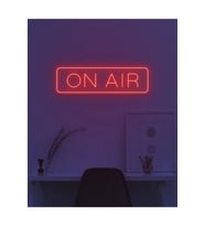 ON AIR Yazılı Neon Tabela