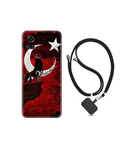 Vivo Y51 Kılıf Desenli Silikon Boyun Askılı Wolf And Moon 2 1381