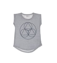 BiggDesign BiggYoga Namaste Gri T-Shirt