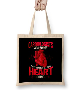 Cardiologists Are Sexy They Get Your Heart Going Bez Çanta Uzun Saplı