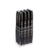 Touch Twin Marker 12 Renk Set SOĞUK GRİLER 