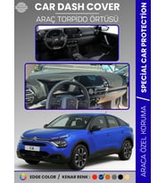 CITROEN C4 (2020-2025) Torpido Örtüsü Ön Göğüs Koruma Araca Özel Çatlamayı Önler Kaymaz Kolay Montaj