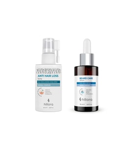 Saç Dökülmesine Karşı Sprey 60ml & Sakal Bakım Serumu 30ml Seti