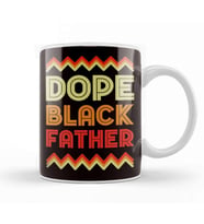 Father Dad Daddy Poppa Father´s Day Fatherhood Black Stepdad Kupa Bardak Porselen
