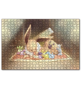 Cakapuzzle Pokemon Ailesi Rockruff Görseli Puzzle Yapboz MDF (Ahşap) (120 Parça)