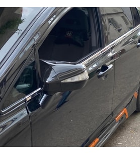 Sts Oto Aksesuar Honda Civic Fd6 2006-2011 Batman Yarasa Ayna Kapağı Piano Black Abs Plastik