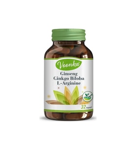 Voonka Ginseng Ginkgo Biloba L-Arginine 32 Kapsül