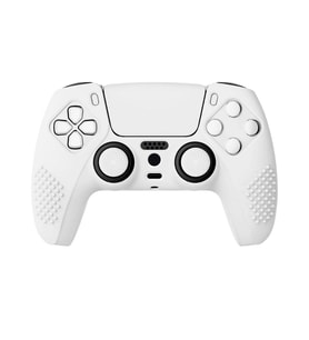 Cosmostech PS5 Controller Joystick Oyun Kolu Gamepad Uyumlu - Silikon Koruyucu Cover B (Beyaz)