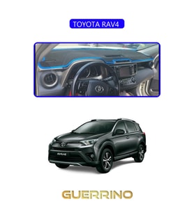 TOYOTA RAV4 TORPİDO KORUMA HALISI MAVİ KENAR