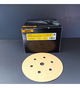 MIRKA ZIMPARA EPOKSİ REÇİNE TEKNE MOBİLYA GOLD SERİSİ 80 KUM CIRTLI 150 MM  100 ADET (Sarı)