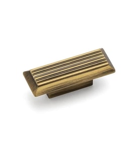 Line Çizgili Antik Bronz Tekli Kulp 16 mm. 209002