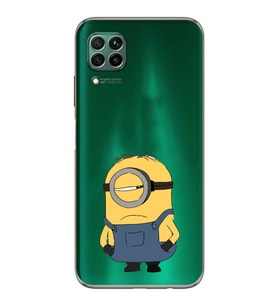 Huawei P40 Lite Uyumlu Baskılı Yumuşak Silikon Şeffaf Telefon Kılıfı