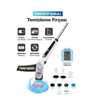 Şarjlı Portatif Temizleme Fırçası Ev ve Pratik Hijyen Aracı