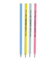 Kurşun Kalem 4 Renk Üçgen Pastel Silka Ocean Üçgen Pastel Kurşun Kalem 1 Paket (Karışık)