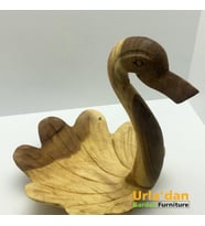 Urladan Garden Teak Ağacından Yapılan Kuğu Dekoratif Ürün