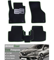 Renault Megane 4 Hatchback (2016-2025) Uyumlu EVA Paspas Tam Set–Araca Özel Tasarım,Kolay Montaj