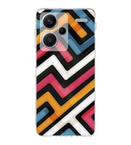 PrintiFy Xiaomi Redmi Note 13 Pro Plus Uyumlu Kamera Korumalı Labirent Grafiti Tasarımlı Kılıf