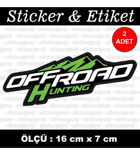 off road etiket sticker - 2 adet çıkartma araba motosiklet kask atv tablet pc buzdolabı otomobil bilgisayar uyumlu