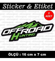 off road etiket sticker - 2 adet çıkartma araba motosiklet kask atv tablet pc buzdolabı otomobil bilgisayar uyumlu