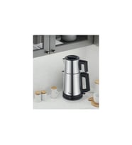 LORENZO LRZ-1077 GRANDE ÇELİK ÇAY MAKİNESİ İNOX (Gri)