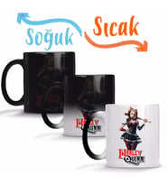 Harley Quinn Sihirli Kupa Bardak Porselen