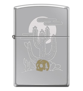 Zippo Cactus And Skull Dizayn Çakmak