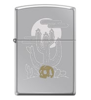 Zippo Cactus And Skull Dizayn Çakmak