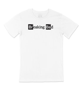 Siyah Breaking Bad Logolu Tişört