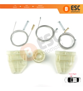 MAN Truck Kamyon Çekici TGS TGX MK1 2006-2021 81626456040 İçin Ön Sağ Kapı Cam Kriko Tamir Seti
