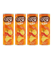 Cipso Tube Acı Baharat Aromalı Cips 90 gr x 4 Adet