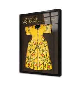 Osmanlı Kaftan Çerçeveli Cam Tablo
