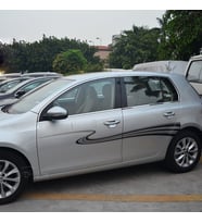 Volkswagen Golf 6 Cam Çıtası Çerçevesi Kromu Nikelaj Komple 2009-2013