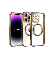 Apple İphone 13 Pro Max Kılıf Slot Silikon - Gold