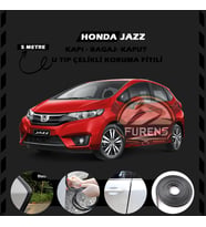 Honda Jazz Oto Araç Kapı Koruma Fitili 5metre Parlak Siyah Renk
